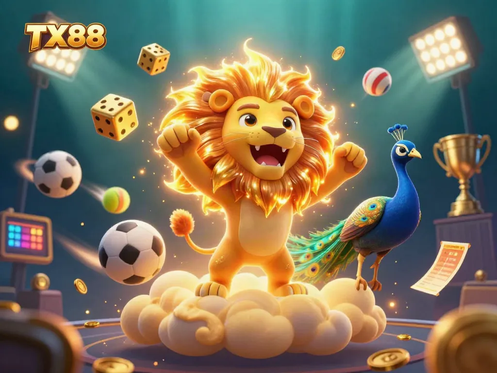 Experience thrilling wins with TX88 at an immersive casino adventure featuring vibrant characters and dynamic gaming elements.