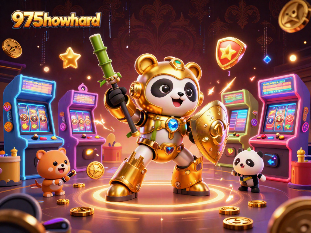 Engage in thrilling gameplay at 975howard with vibrant 3D casino characters and game elements.
