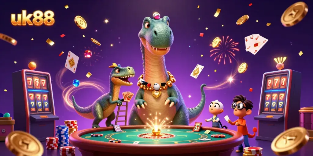 Engage with thrilling uk88 gaming experiences featuring dynamic characters and casino elements.