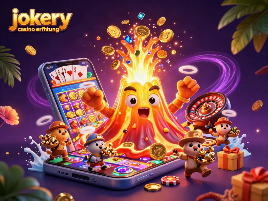 Experience the thrilling jokery casino erfahrung with bright coins, slot games, and casino excitement!