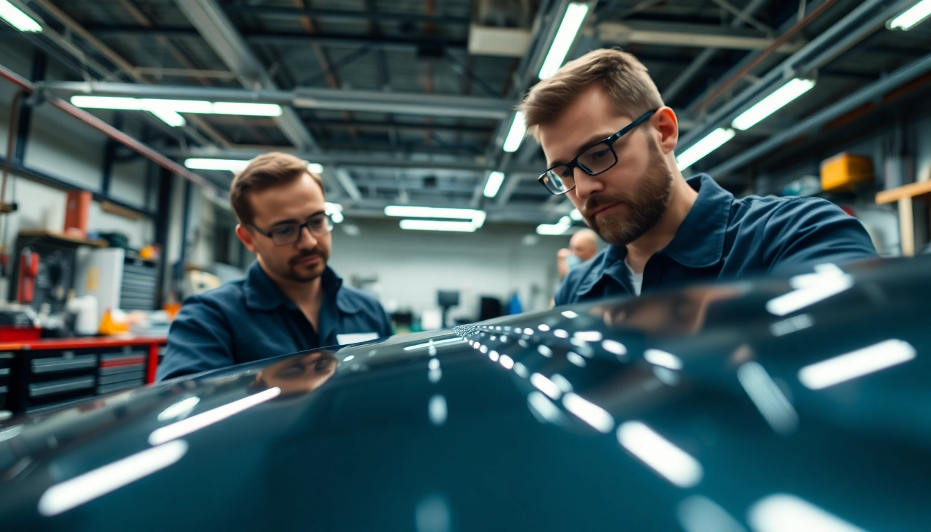 Auto Kufen in detail, showcasing its high-quality design and craftsmanship in a workshop.