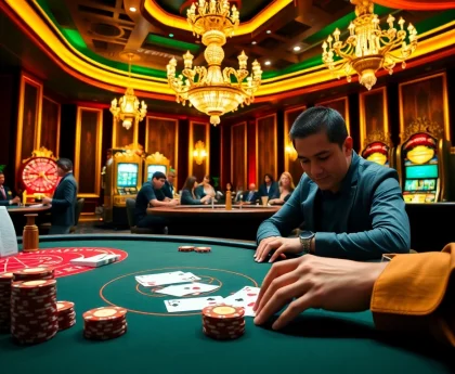 Engage in thrilling poker action at https://luck8.plus/ with vibrant casino visuals and exciting gameplay.